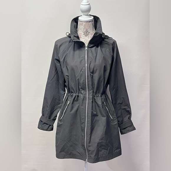 ATHLETA Gray Misty hooded full zip jacket size S. - Picture 3 of 14